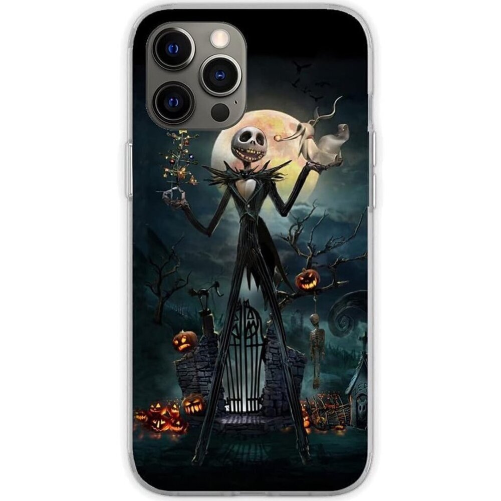 Iphone 13 Pro Max Jack Skellington Nightmare Before Christmas Cellular Case AD3